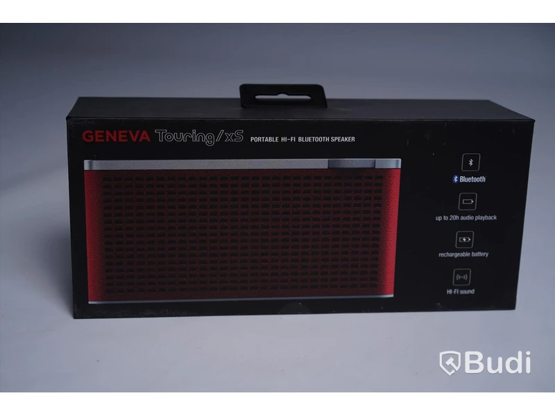 Geneva Tour/xS-portabel bluetooth högtalare - färg White