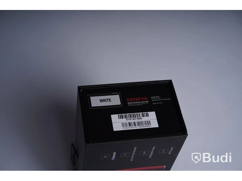 Geneva Tour/xS-portabel bluetooth högtalare - färg White