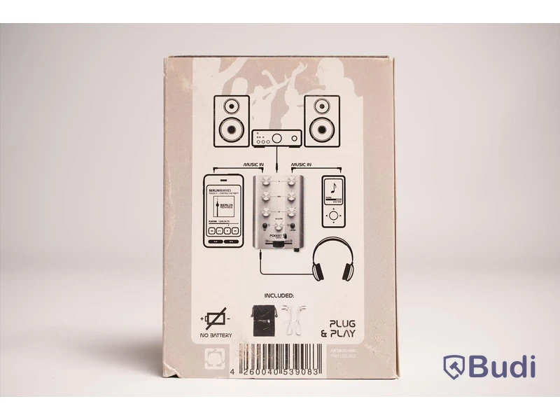 Mixer, Pokket Mini DJ Mixer. Ny, Obruten förpackning.