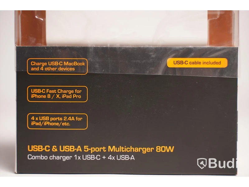 Multiadapter USB-C, Macline Multicharger. Ny, Obruten förpackning.