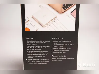 Multiadapter USB-C, Macline Multicharger. Ny, Obruten förpackning.