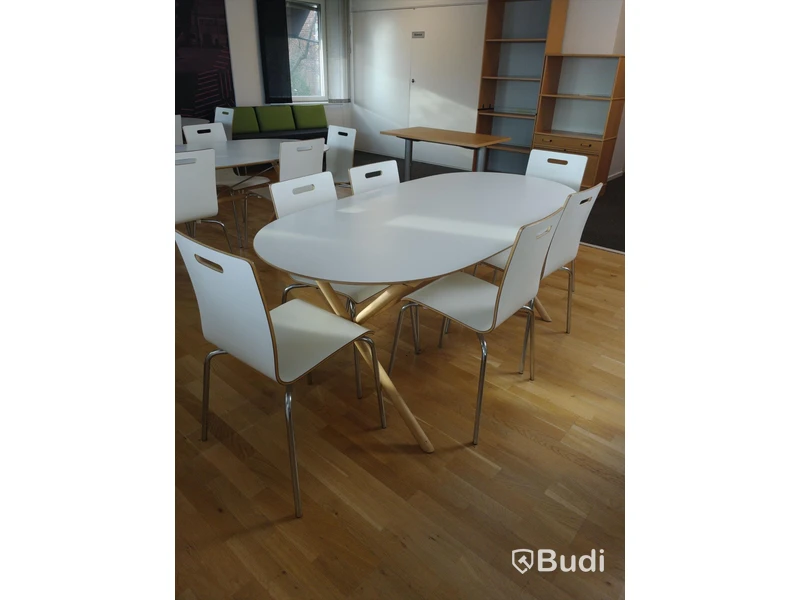 Matbord med 6st stolar L:185 cm B:90 cm H:72,5 cm