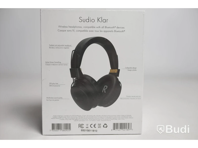 Hörlurar noise cancelling - Sudio Klar. Ny, Obruten förpackning.