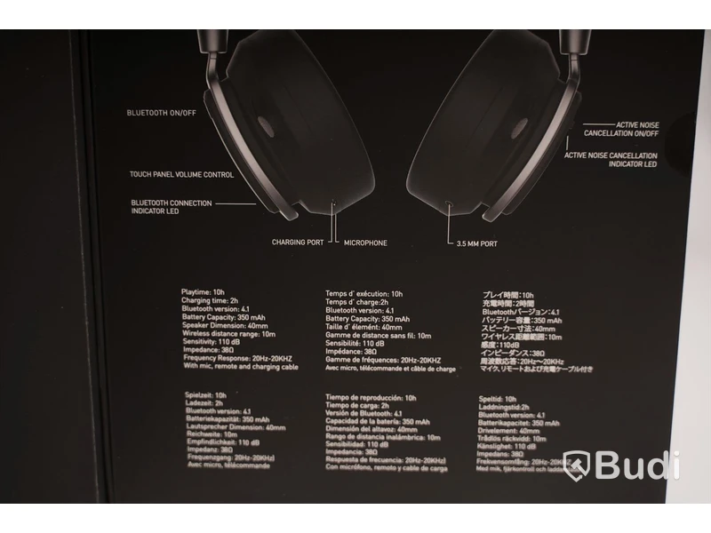 Hörlurar noise cancelling - Defunc Mute, svart. Ny, Obruten förpackning.