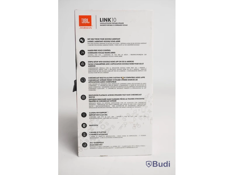 Smart högtalare trådlös - JBL by harman, Link 10. Ny, Obruten förpackning.