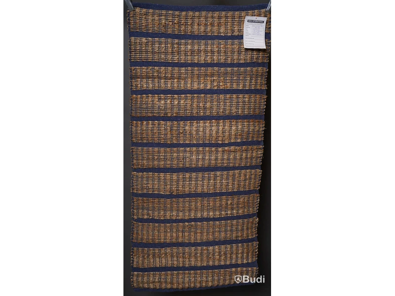 Handvävd matta i bomull/jute i hög kvalité, 60x120cm