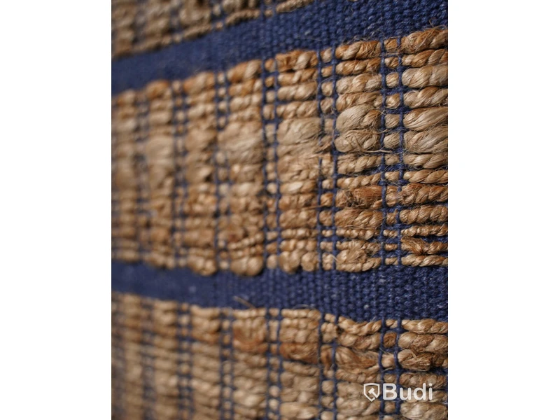 Handvävd matta i bomull/jute i hög kvalité, 60x120cm