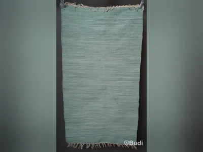 Handvävd matta i bomull i hög kvalité, 65x120cm