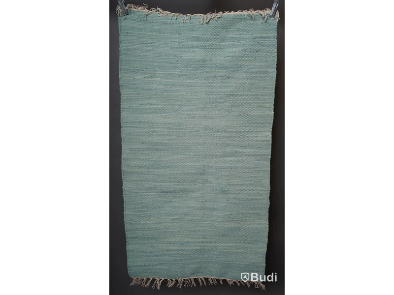 Handvävd matta i bomull i hög kvalité, 65x120cm