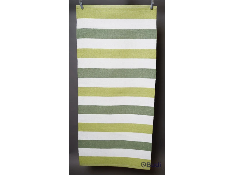 Handvävd matta i polyester i hög kvalité, 70x140cm