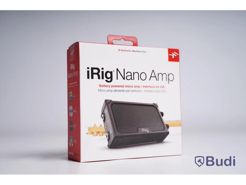 Miniförstärkare, iRig Nano Amp, Battery Powered Micro Amp. Ny, Obruten förpackning.
