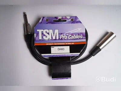 Telekabel till XLR hane ca 40st, TSM Pro Cables DAM3