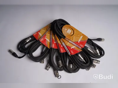 Telekabel till XLR hane och hona 3m 6st, Proel Audio Video Cable. Ny, Obruten förpackning.