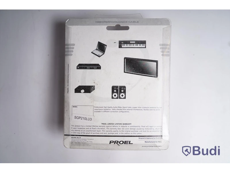 Diverse kablar, TSM Pro Cables SNAKE4RT, Proel OPFFLU3 2st, Proel ESO130LU5, Proel SGP210LU3. Ny.