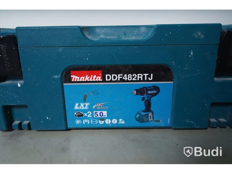 Skruvdragare inklusive batteri & laddare. Makita DDF482RTJ.