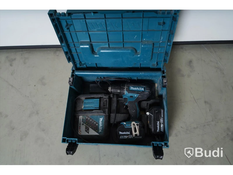 Skruvdragare inklusive batteri & laddare. Makita DDF482RTJ.