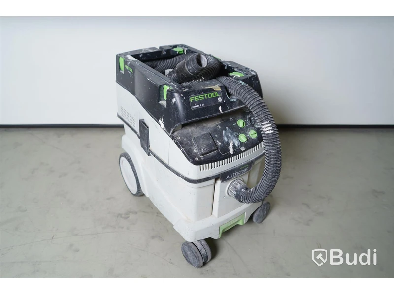 Dammsugare, Festool CTM 36 E AC med tillhörande munstycken. Ej funktionstestad.