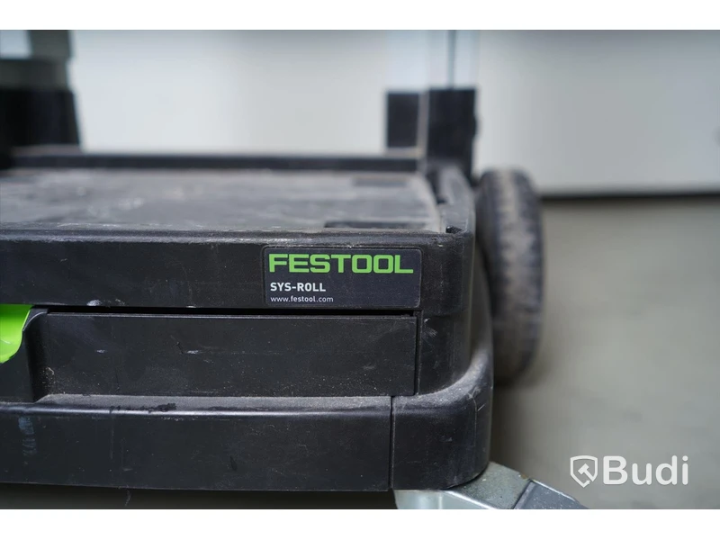 Transportkärra och hårt verktygsfodral, Festool SYS-ROLL, Festool hårt fodral, Festool SCA 8 Li-ion . Funktionstestad.