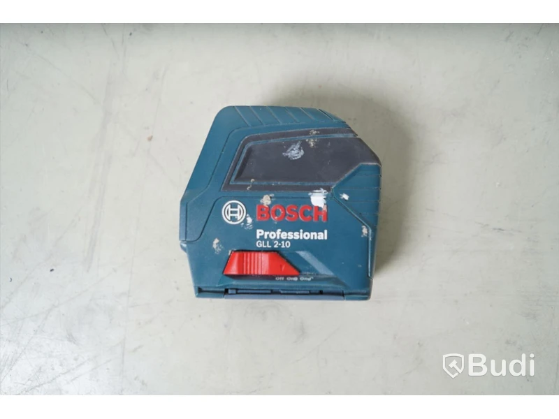 Korslaser, Bosch Professional GLL 2-10. Funktionstestad.