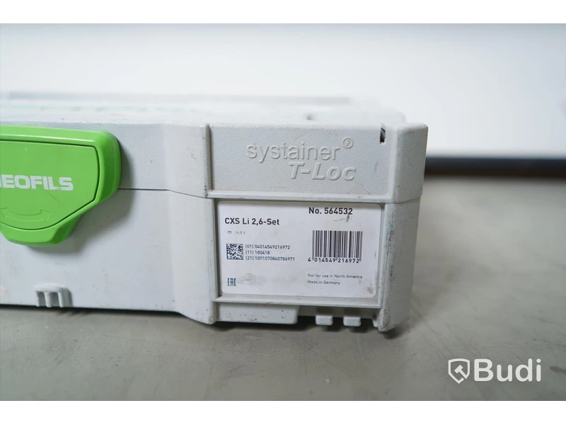 Skruvdragare, Festool CXS Li. Funktionstestad.