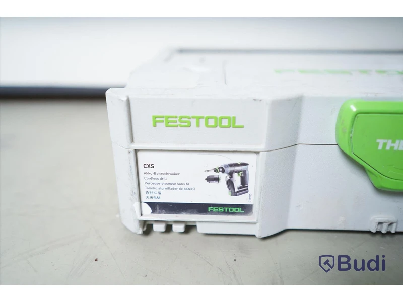 Skruvdragare, Festool CXS Li. Funktionstestad.