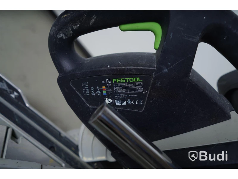 Kap- och gersåg samt styrskena. Festool KS 60 E, Festool FS 1080/2.