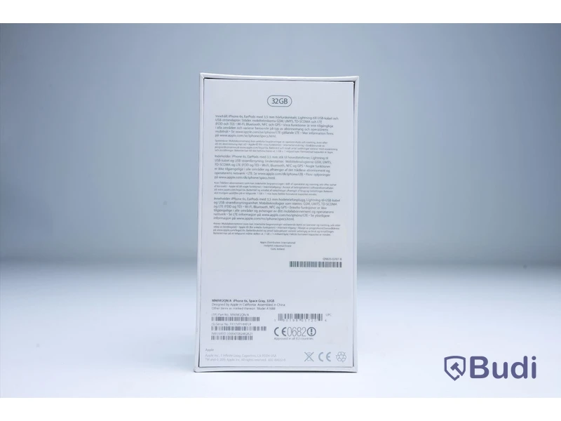iPhone 6s - 32 GB, Space Grey, Apple. Ny, Obruten förpackning.