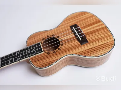 Ukulele - Koki'o, Zebrawood inkl. soft case, RISA Musical Instruments. Ny, Obruten förpackning.