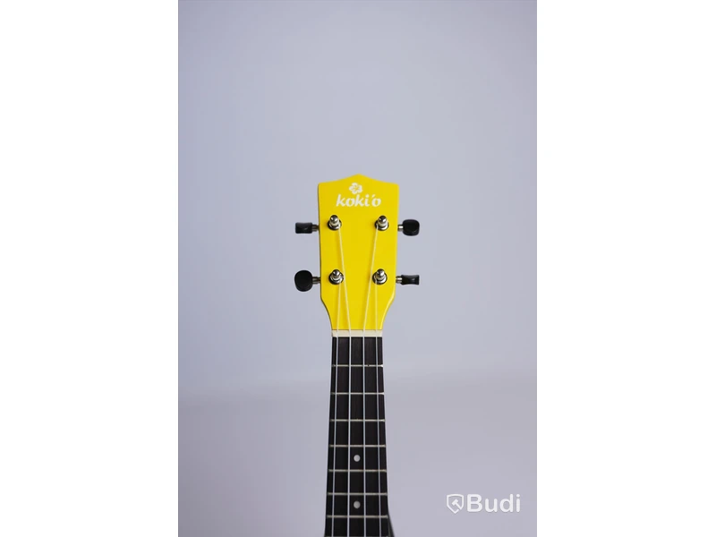 Ukulele - Koki'o, Linden Soprano, yellow inkl. tunnt soft case, RISA Musical Instruments. Ny, Obruten förpackning.