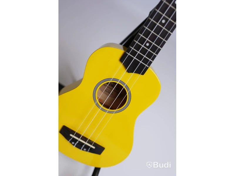 Ukulele - Koki'o, Linden Soprano, yellow inkl. tunnt soft case, RISA Musical Instruments. Ny, Obruten förpackning.