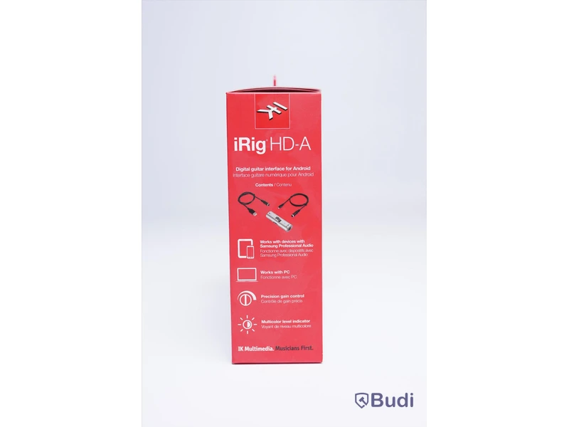 iRig HD-A, Gitarr interface. Ny, Obruten förpackning.