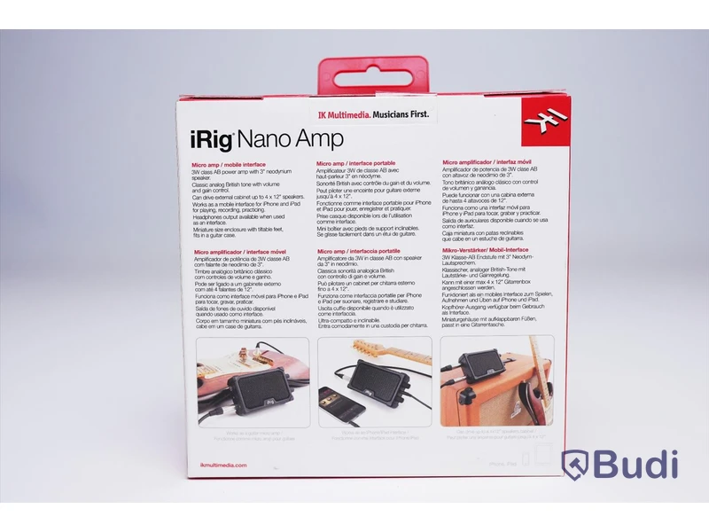 iRig Nano Amp - trådlös micro amp för iOS Ny, Obruten förpackning.