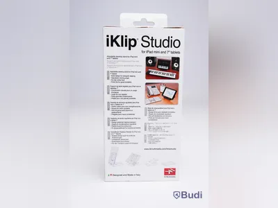 iKlip Studio - Justerbar skrivbordshållare för iPad mini och 7" surfplattor. Ny, Obruten förpackning.