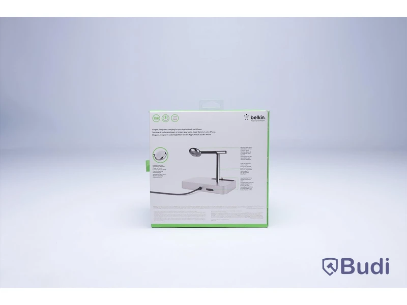 Charge Dock for Apple Watch + iPhone, Belkin. Ny, Obruten förpackning.