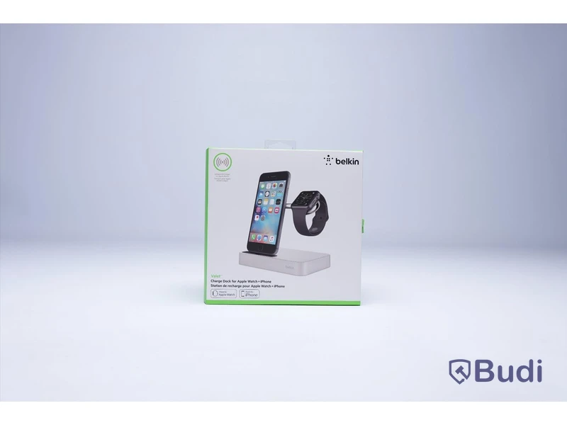Charge Dock for Apple Watch + iPhone, Belkin. Ny, Obruten förpackning.