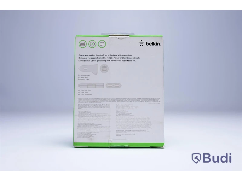 Laddare Bil, Road RockStar, Belkin. Ny, Obruten förpackning.