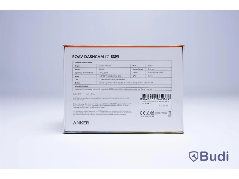 DashCam C1 PRO, Anker, Roav. Ny, Obruten förpackning.