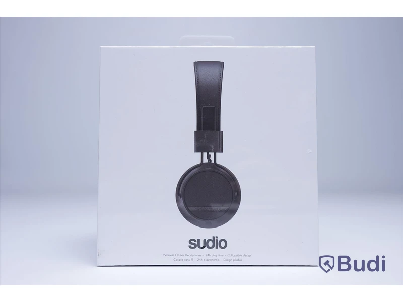 Trådlösa hörlurar. Sudio Regent II. Svarta. Ny, Obruten förpackning.