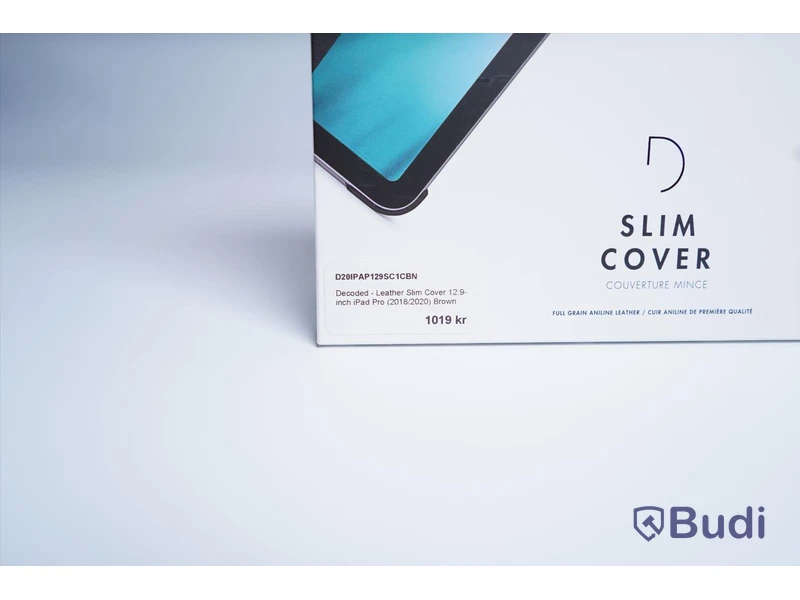 iPad Pro skydd, Decoded Leather Slim Cover. 12,9-tum. Brun. Ny.