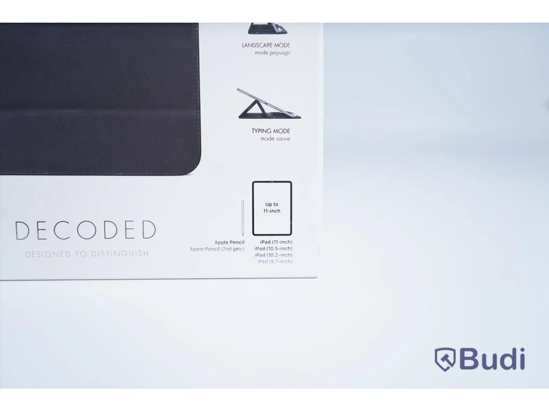iPad skydd, Decoded Leather Foldable Slim Sleeve. Svart. Ny.
