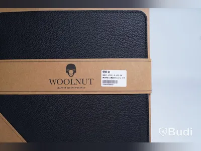 iPad Pro fodral, Woolnut Leather Sleeve 12,9-tum. Svart. Ny, Obruten förpackning.