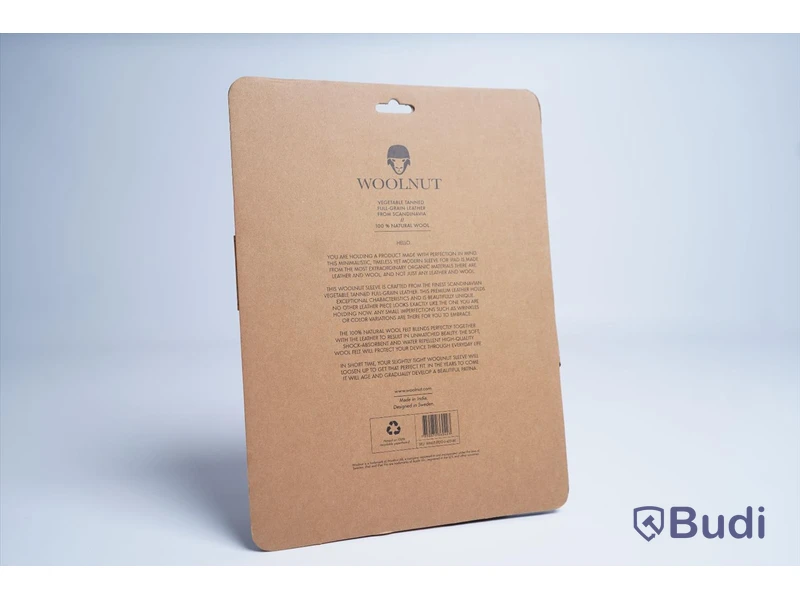 iPad Pro fodral, Woolnut Leather Sleeve 12,9-tum. Svart. Ny, Obruten förpackning.