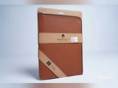 Macbook Pro fodral, Woolnut Leather Folio 13-tum. Brun. Ny, Obruten förpackning.
