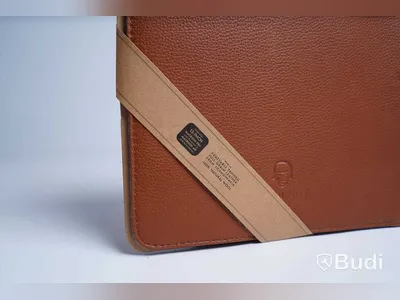 Macbook Pro fodral, Woolnut Leather Folio 13-tum. Brun. Ny, Obruten förpackning.