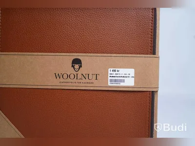 Macbook Pro fodral, Woolnut Leather Folio 13-tum. Brun. Ny, Obruten förpackning.