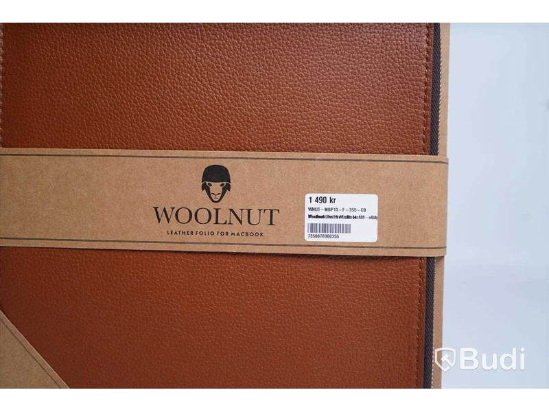 Macbook Pro fodral, Woolnut Leather Folio 13-tum. Brun. Ny, Obruten förpackning.