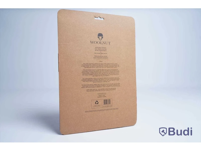 Macbook Pro fodral, Woolnut Leather Folio 13-tum. Brun. Ny, Obruten förpackning.