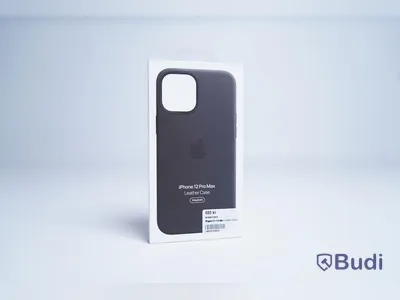 Mobilskal, Apple iPhone 12 Pro Max Leather Case. Svart. Ny.