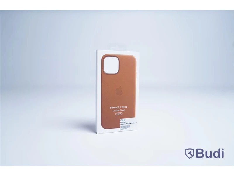 Mobilskal, Apple iPhone 12 Leather Case. Brun. Ny.