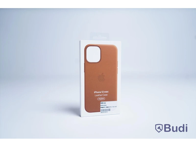 Mobilskal, Apple iPhone 12 mini Leather Case. Brun. Ny.